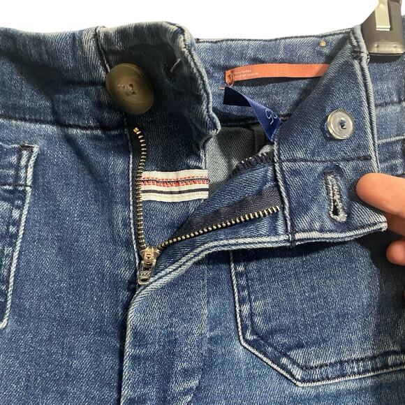 Anthropologie Blue Wide-Leg Jeans - Picture 3 of 10